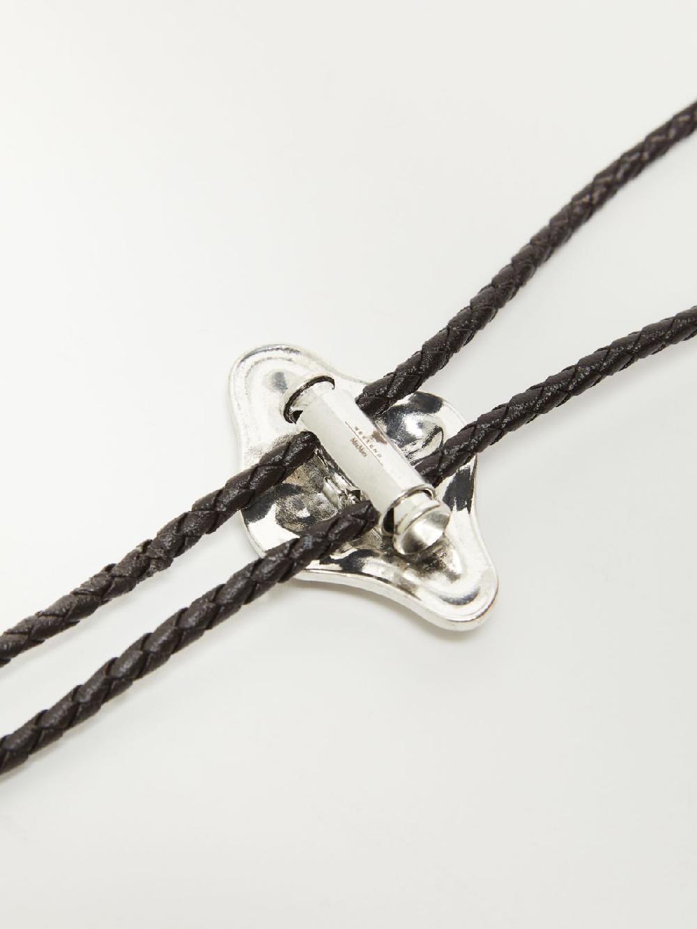 Weekend Collana bolo in tessuto spalmato In Linea
