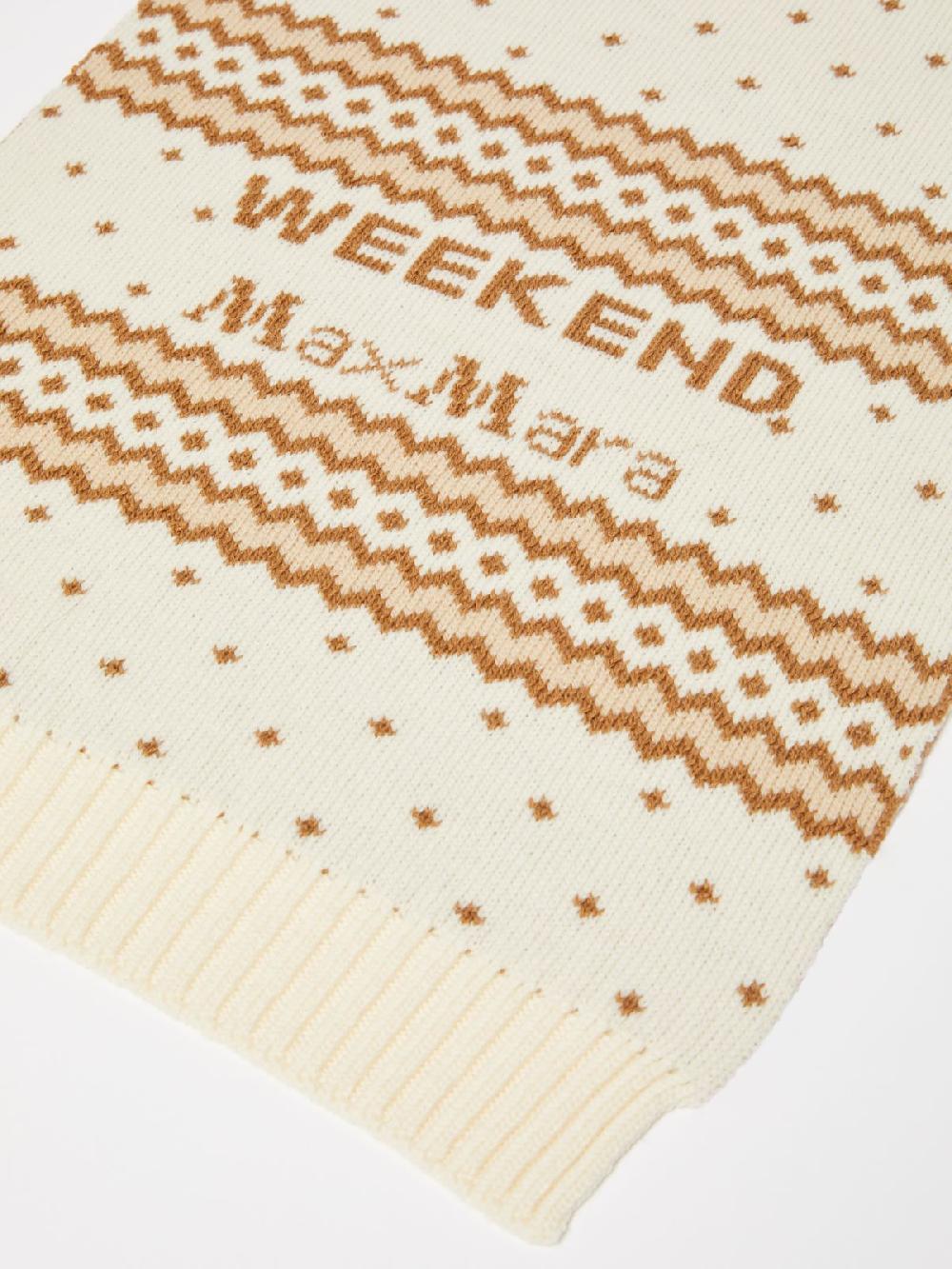Weekend Sciarpa in lana jacquard Promozione