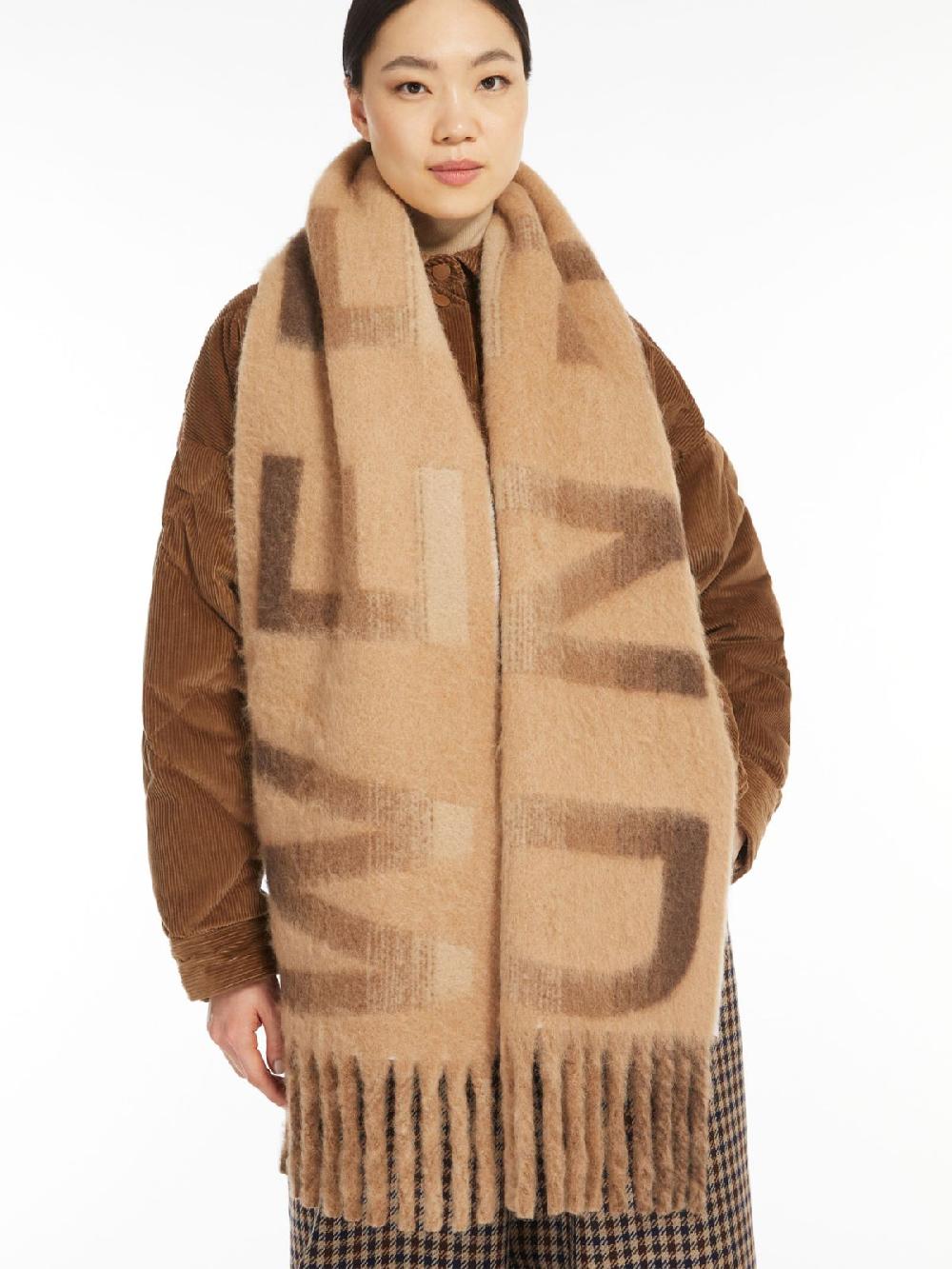 Weekend Sciarpa in mista alpaca jacquard Spedizione Gratuita
