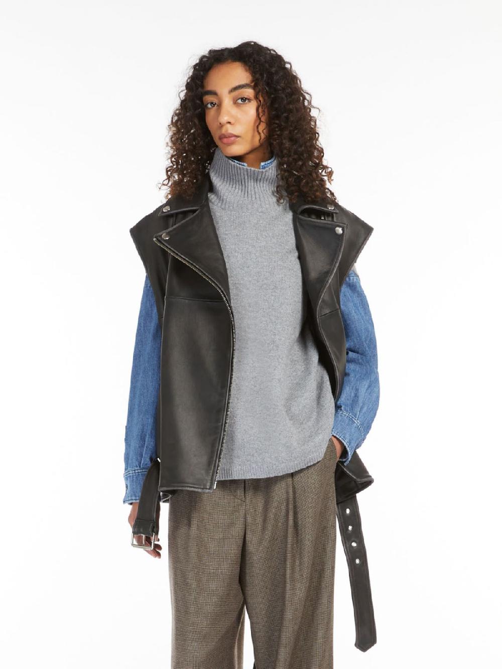 Weekend Poncho dolcevita in cachemire Vendita Calda