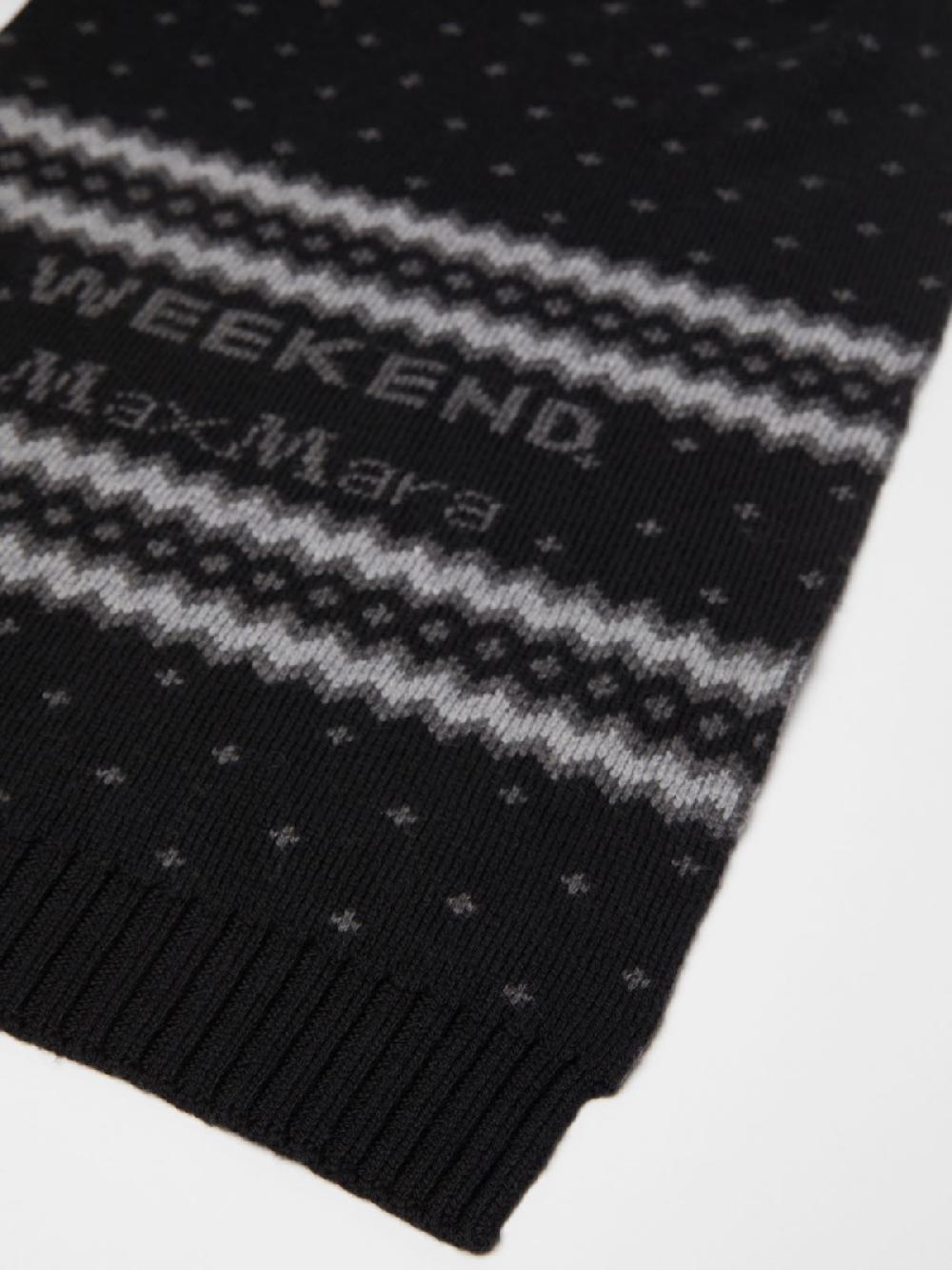 Weekend Sciarpa in lana jacquard Vendita Calda