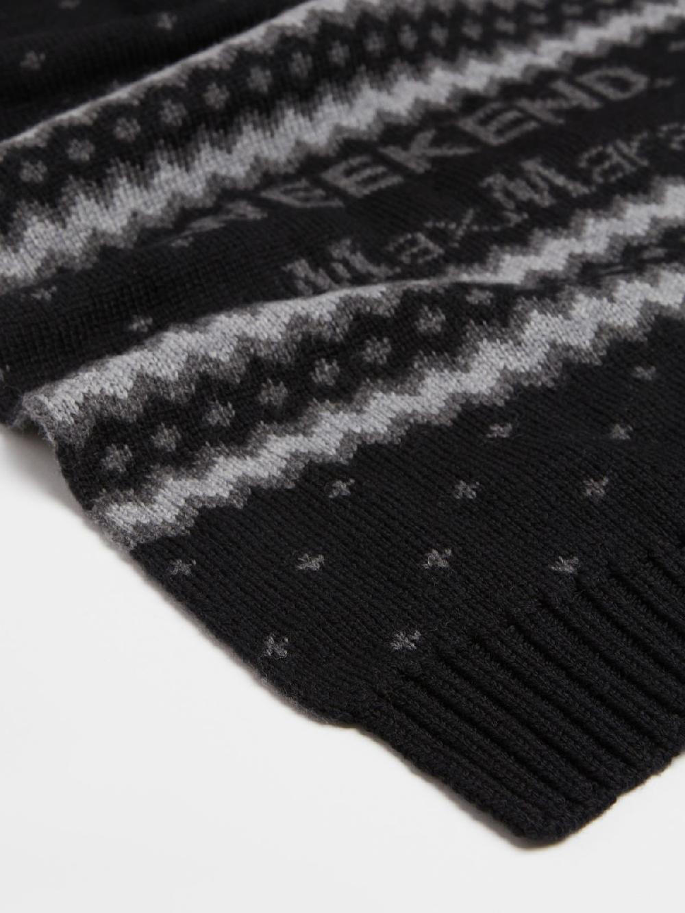 Weekend Sciarpa in lana jacquard Vendita Calda