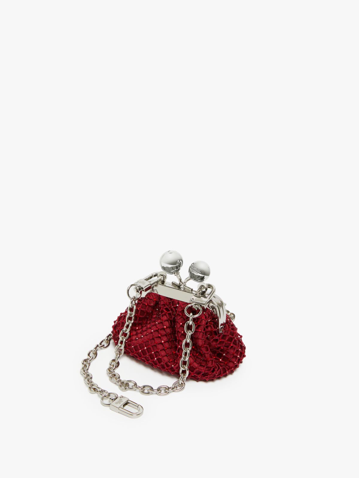 Weekend Pasticcino Bag Nano in raso con strass Nuova