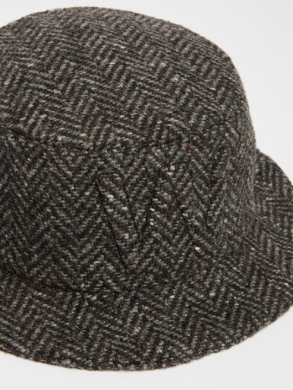 Weekend Cappello in tweed con logo Soddisfazione Garantita