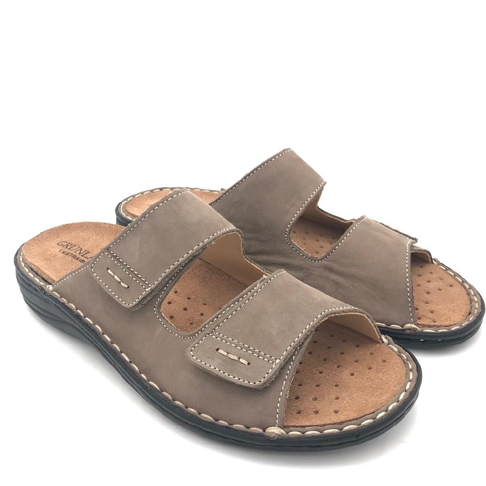 Zulian Calzature Ciabatta Lino kaki Vendita Economica