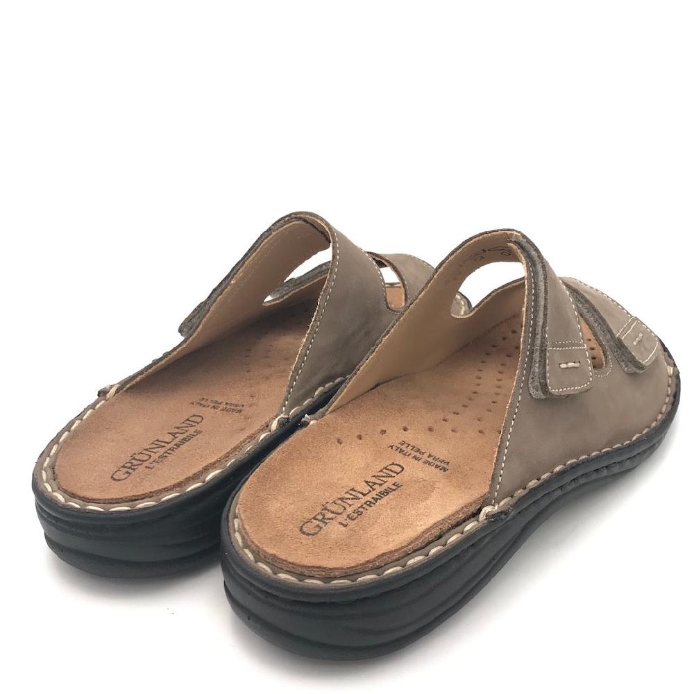 Zulian Calzature Ciabatta Lino kaki Vendita Economica