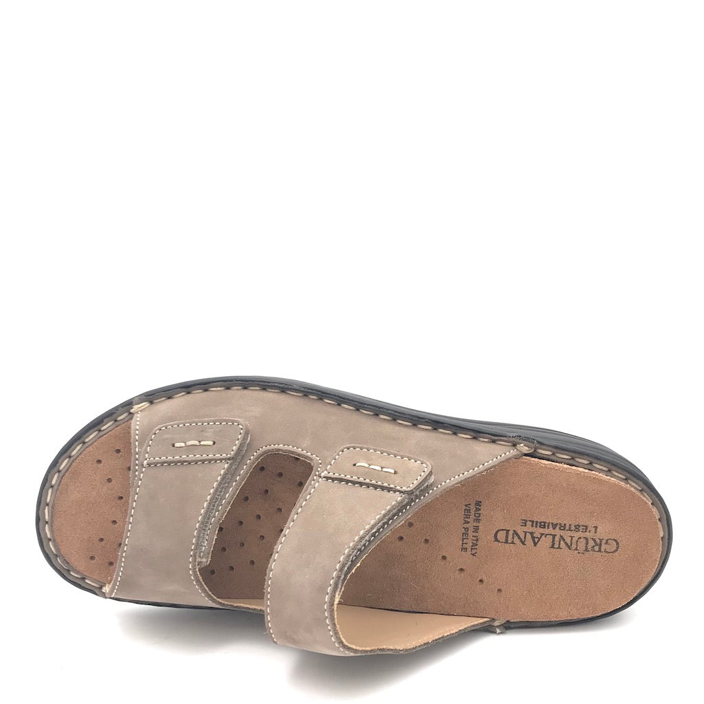 Zulian Calzature Ciabatta Lino kaki Vendita Economica