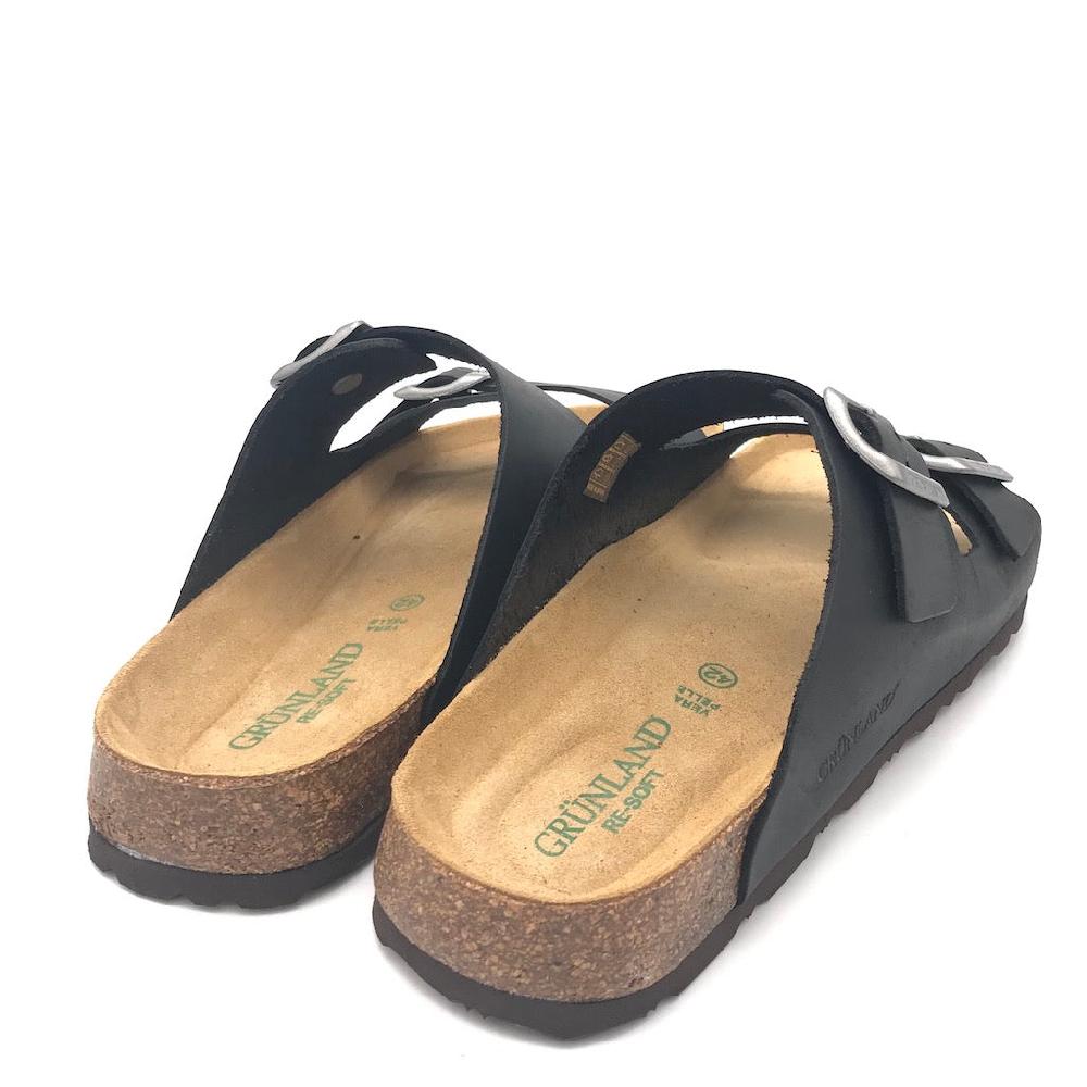 Zulian Calzature Ciabatta Bobo nera Moda
