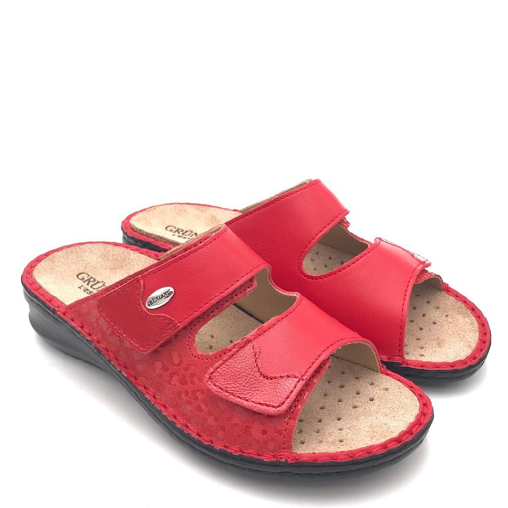 Zulian Calzature Ciabatta Dami rossa In Linea
