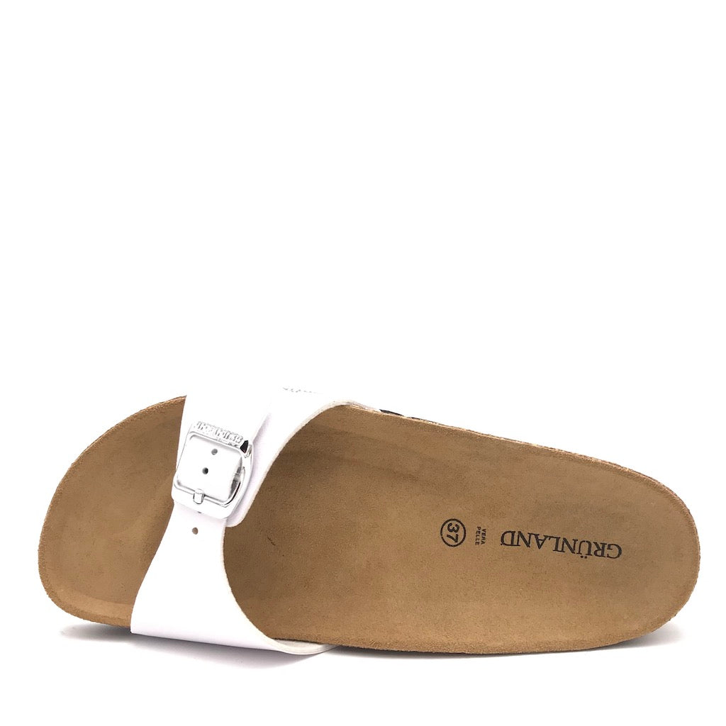Zulian Calzature Ciabatta Sara fascia bianca Vendita