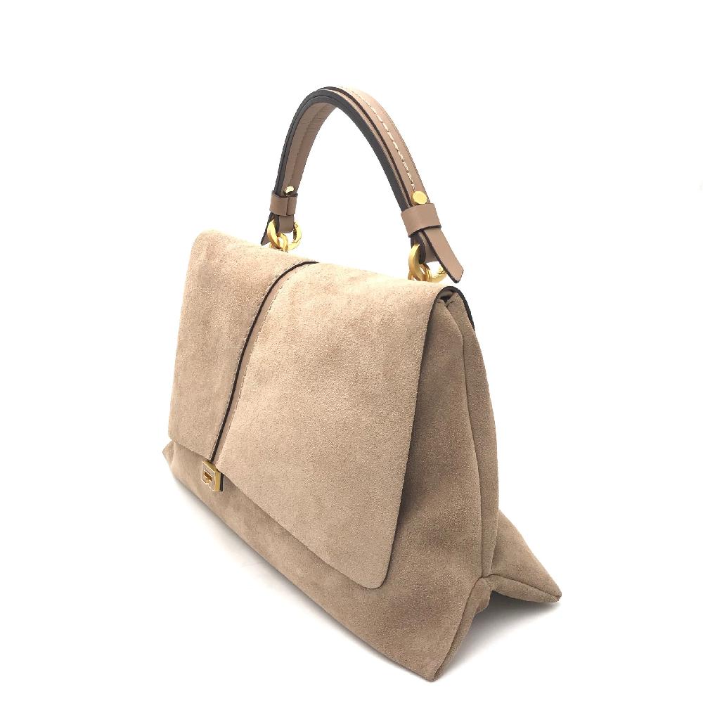 Zulian Calzature Borsa Kendall camoscio visone Affare Del Giorno