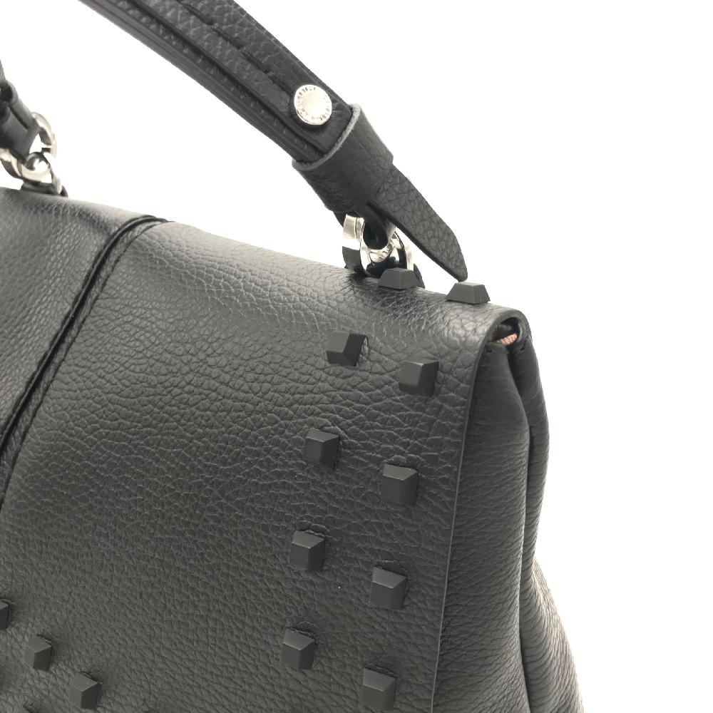 Zulian Calzature Borsa Kendal nera borchie Sottocosto
