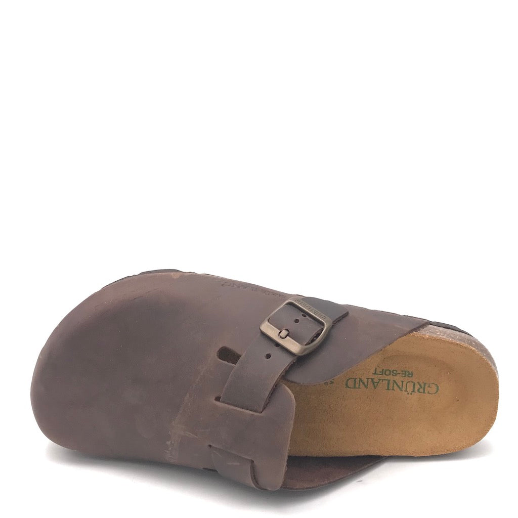 Zulian Calzature Ciabatta chiusa Bobo mogano Economico