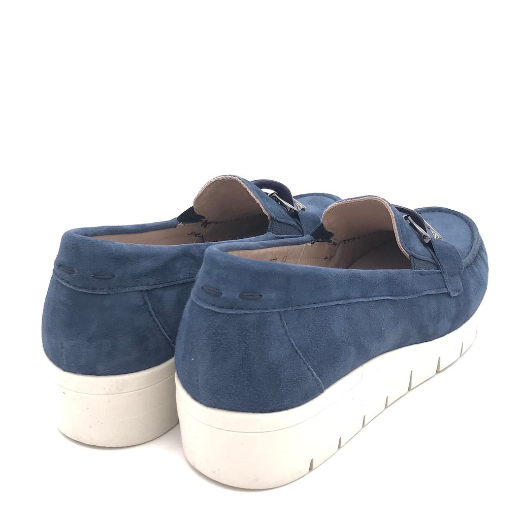 Zulian Calzature Mocassino Tafa blu In Linea