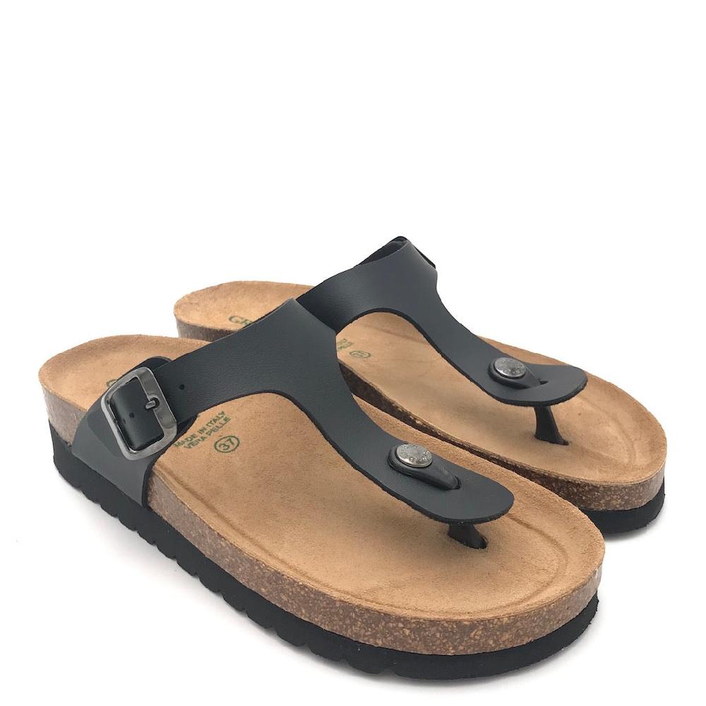 Zulian Calzature Ciabatta Hola infradito nero Pezzi Unici