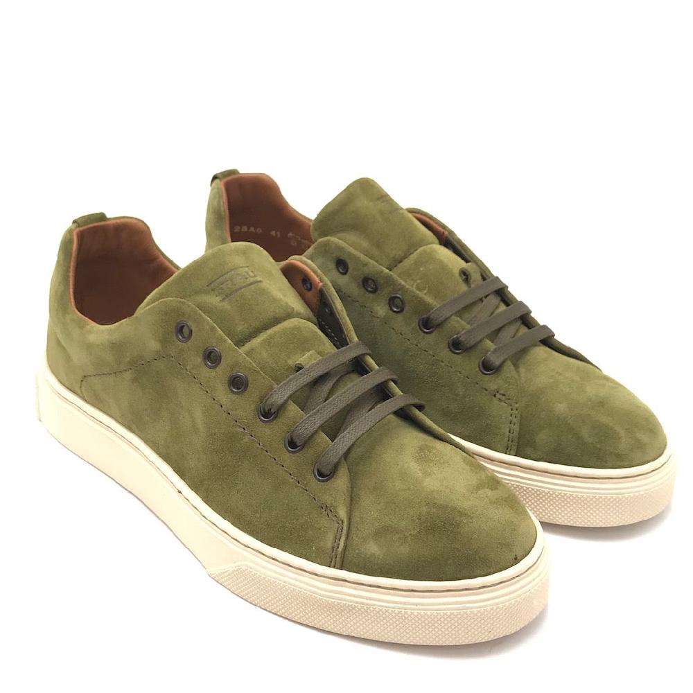 Zulian Calzature Sneakers in crosta foglia Shopping Online
