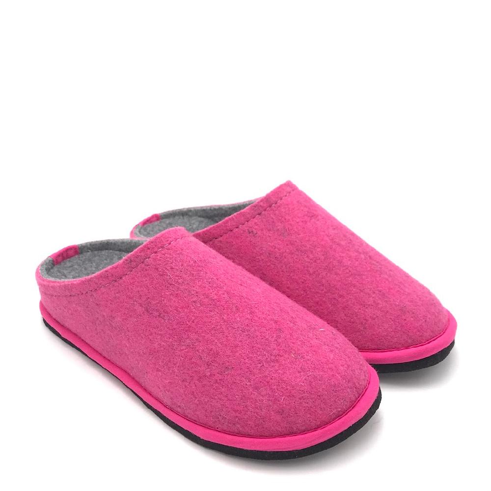 Zulian Calzature Ciabatta Easy bicolor fuxia-grigio Sottocosto