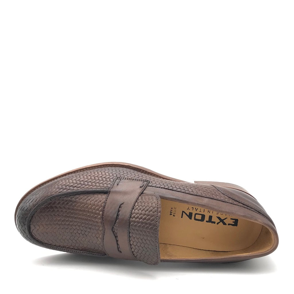 Zulian Calzature Mocassino intrecciato fango Vendita Calda