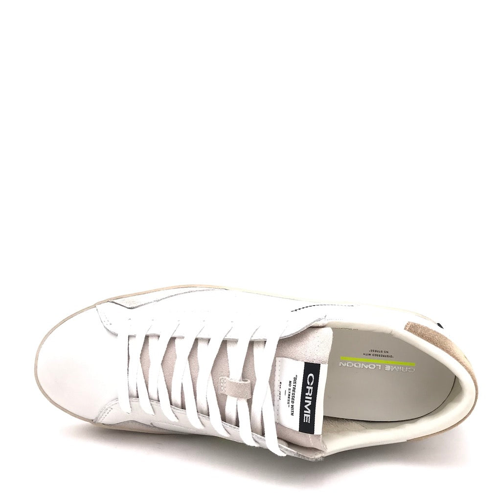 Zulian Calzature Sneakers Distrassed bianco-beige I Più Venduti