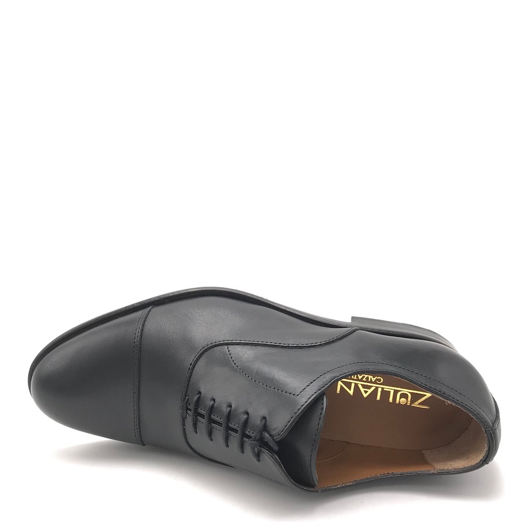 Zulian Calzature Stringata classica nera In Saldo
