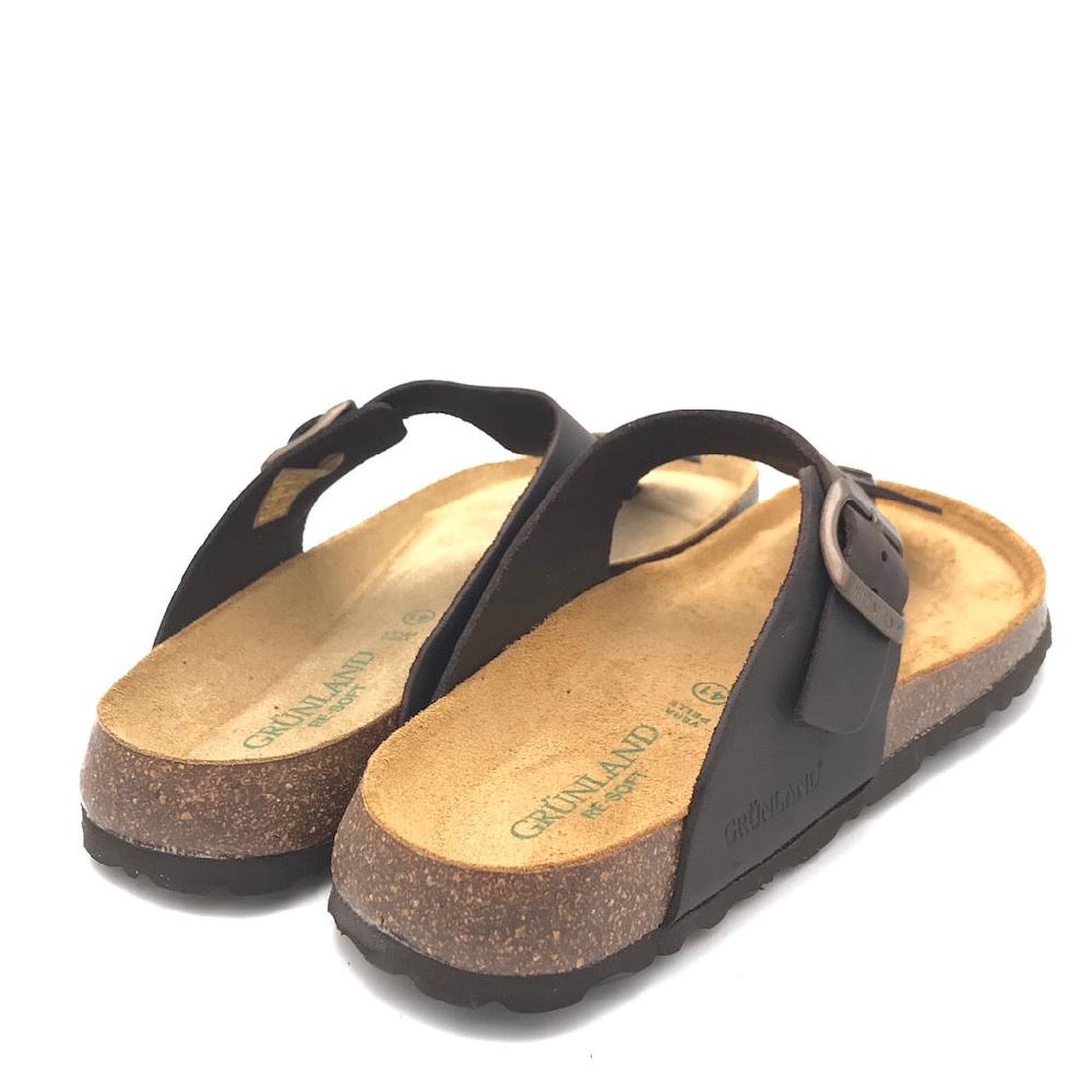 Zulian Calzature Ciabatta Bobo infradito mogano Nuova