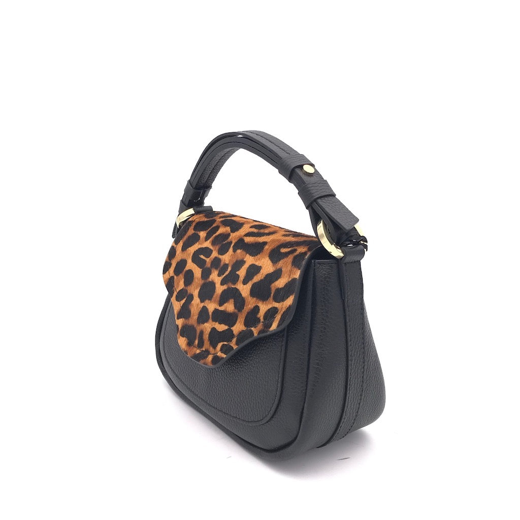 Zulian Calzature Borsa Cecilia leo nera Italy