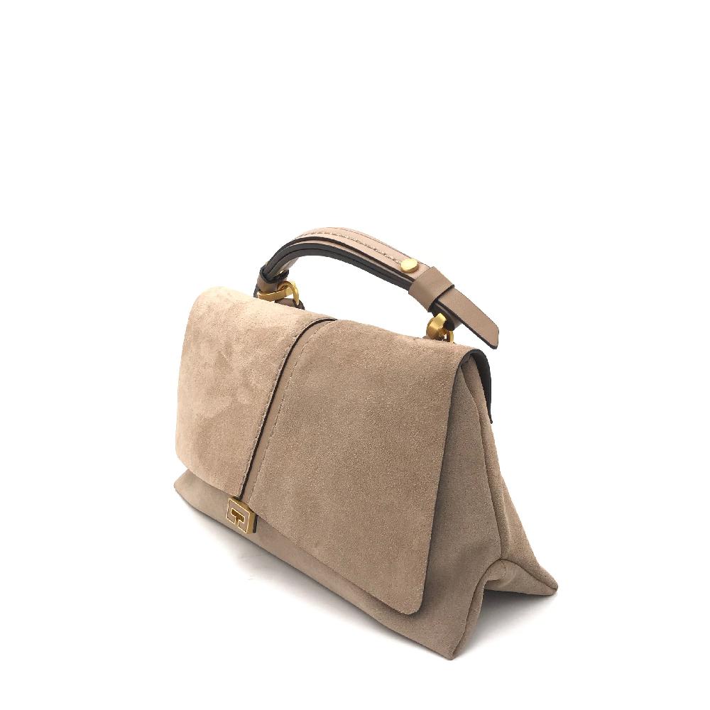 Zulian Calzature Borsa Kendall small camoscio visone Sottocosto