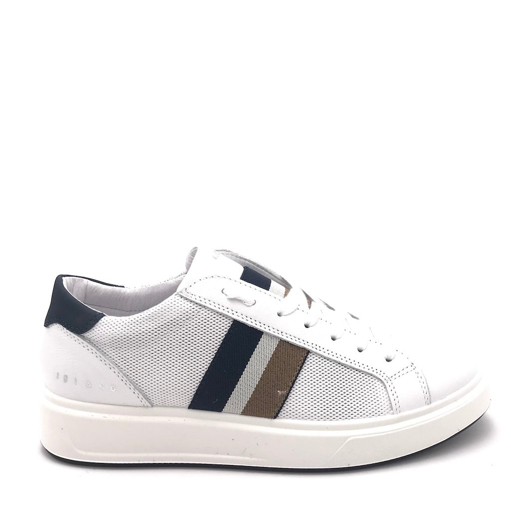 Zulian Calzature Sneakers Sten bianca In Vendita