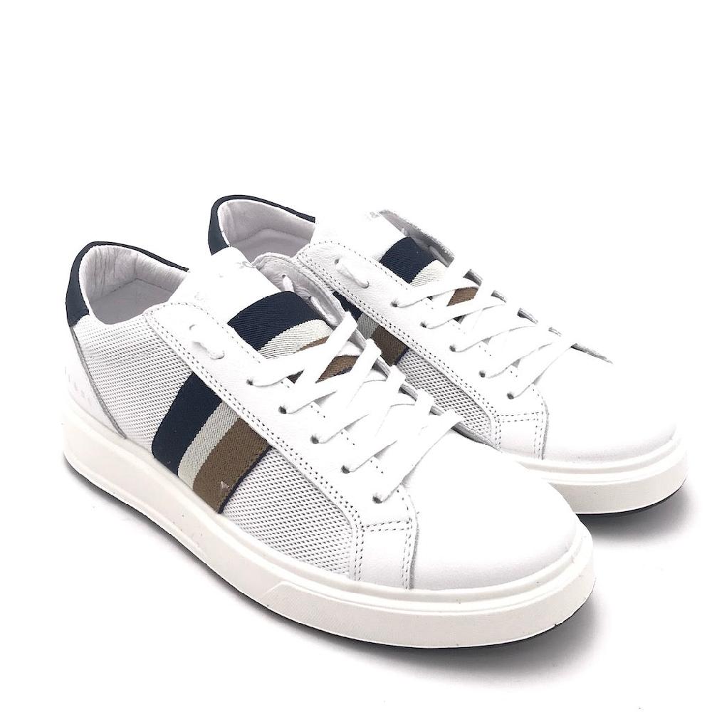 Zulian Calzature Sneakers Sten bianca In Vendita