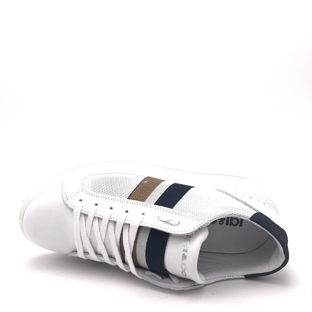 Zulian Calzature Sneakers Sten bianca In Vendita