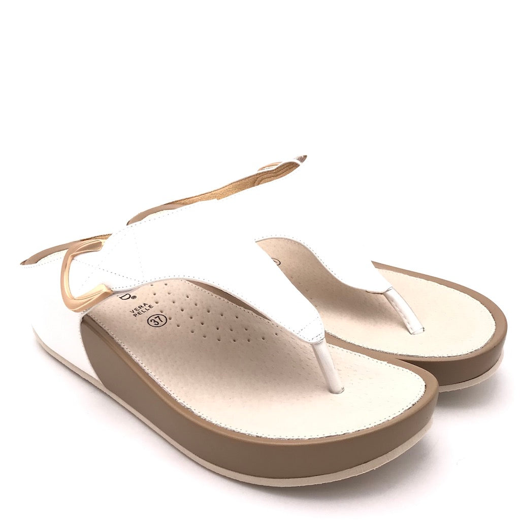 Zulian Calzature Ciabatta infradito Dira bianca Negozio