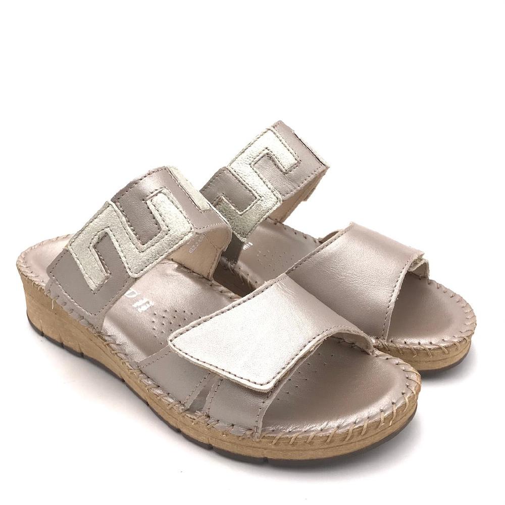 Zulian Calzature Ciabatta Palo platino Nuova