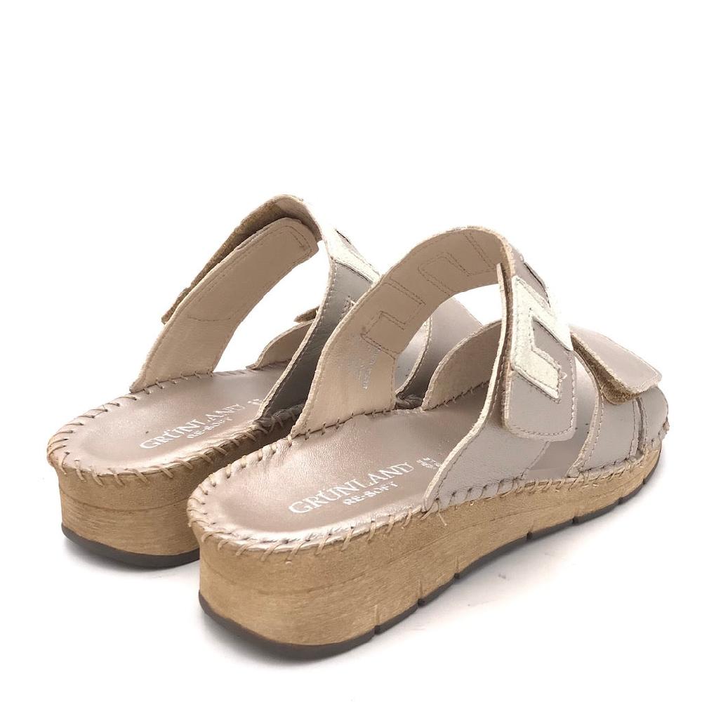 Zulian Calzature Ciabatta Palo platino Nuova