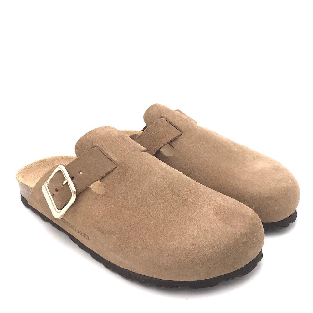 Zulian Calzature Ciabatta chiusa Sara tortora Moda