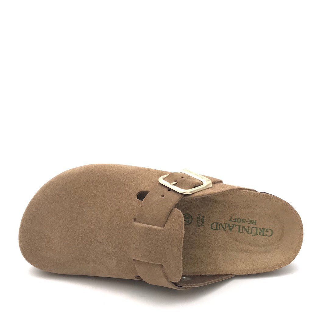 Zulian Calzature Ciabatta chiusa Sara tortora Moda
