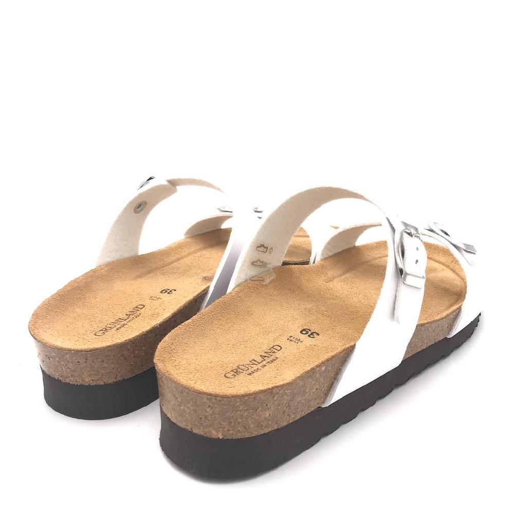 Zulian Calzature Ciabatta Hola doppia fibbia perla In Linea