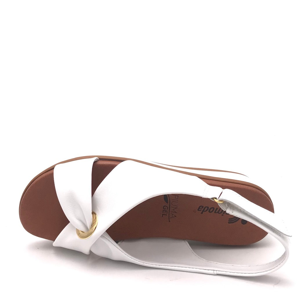 Zulian Calzature Sandalo bianco Promozione