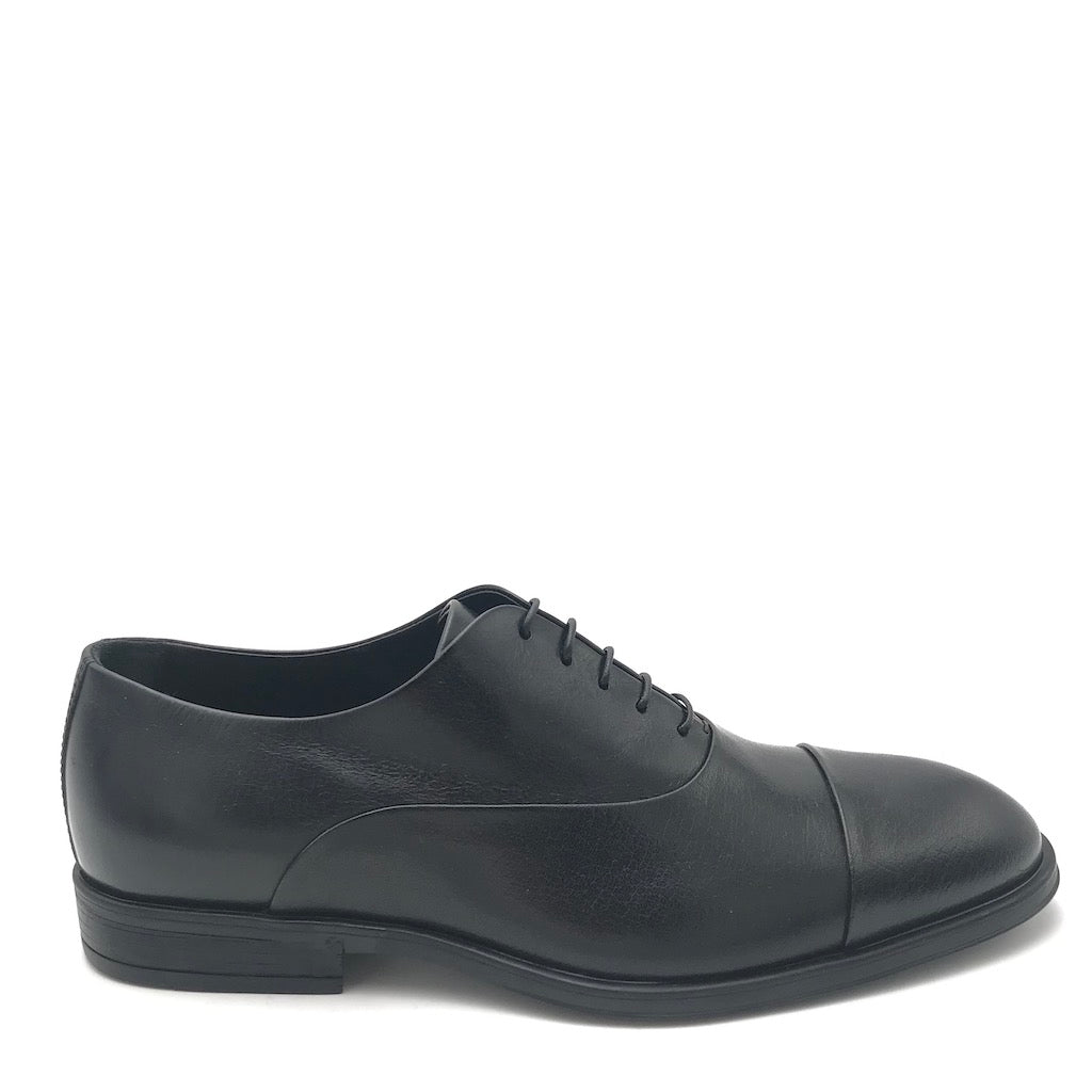 Zulian Calzature Stringata francesina semilucida nera Outlet