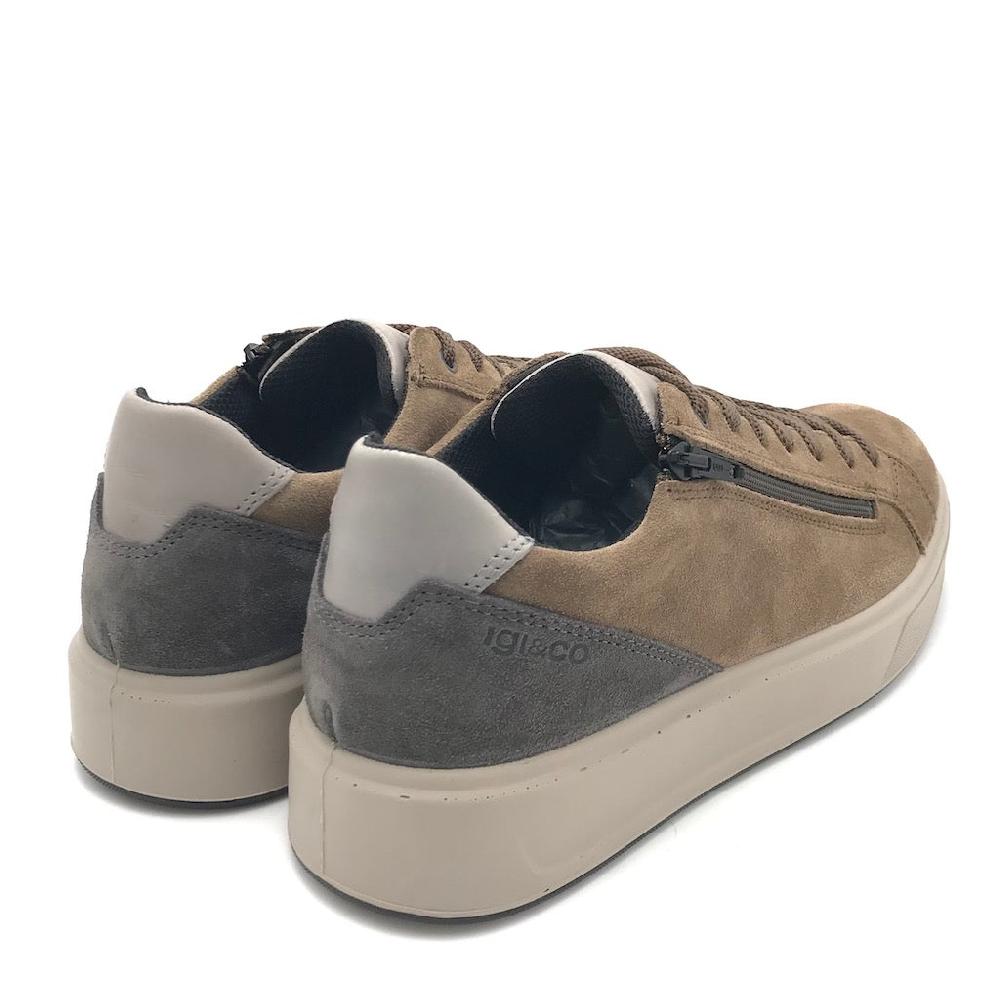 Zulian Calzature Sneakers Sten sesamo-antracite Vendita Economica