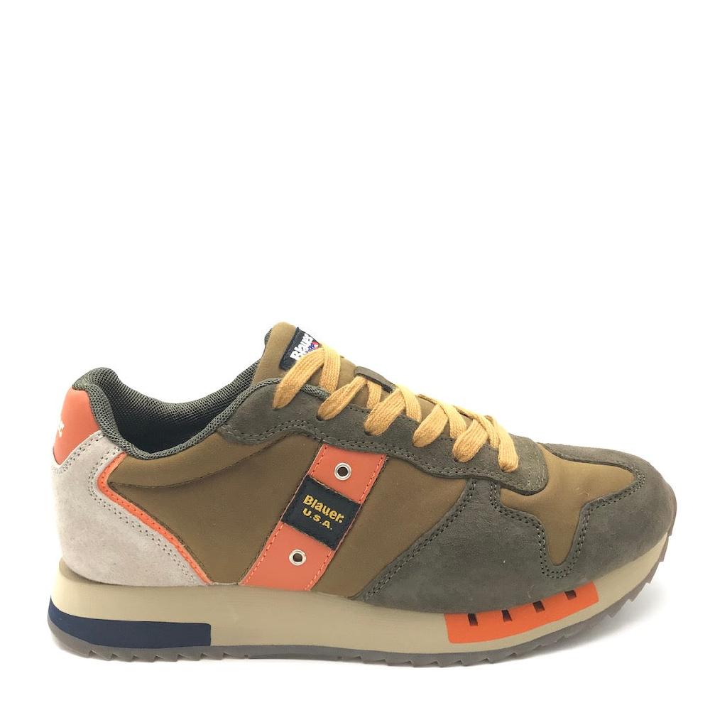 Zulian Calzature Sneakers Queens01 green-ochre