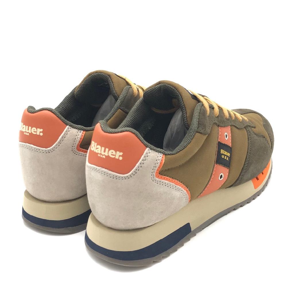 Zulian Calzature Sneakers Queens01 green-ochre Vendite Flash