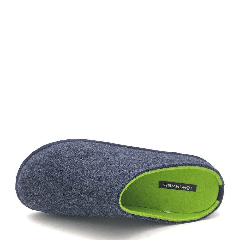 Zulian Calzature Ciabatta Easy bicolor blu-verde fluo Negozio