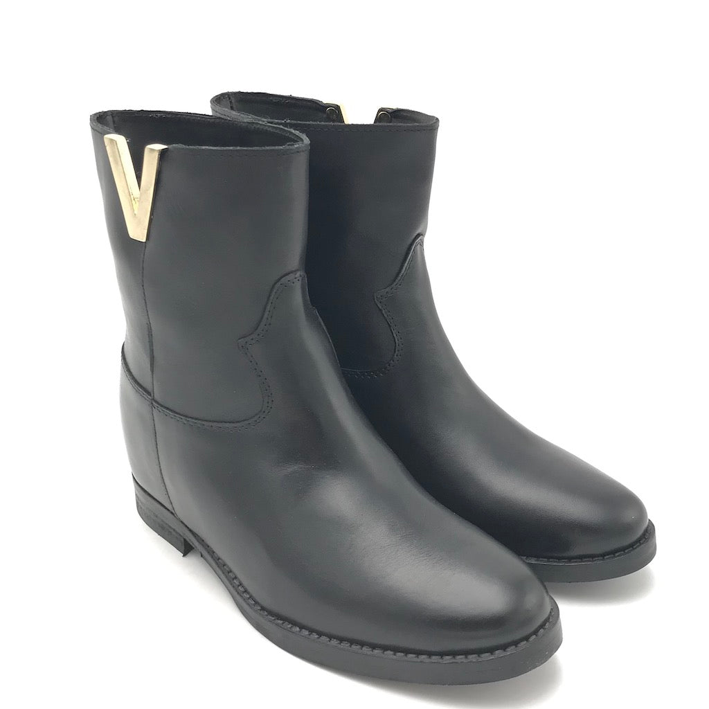 Zulian Calzature Tronchetto Roma nero Ritorno libero