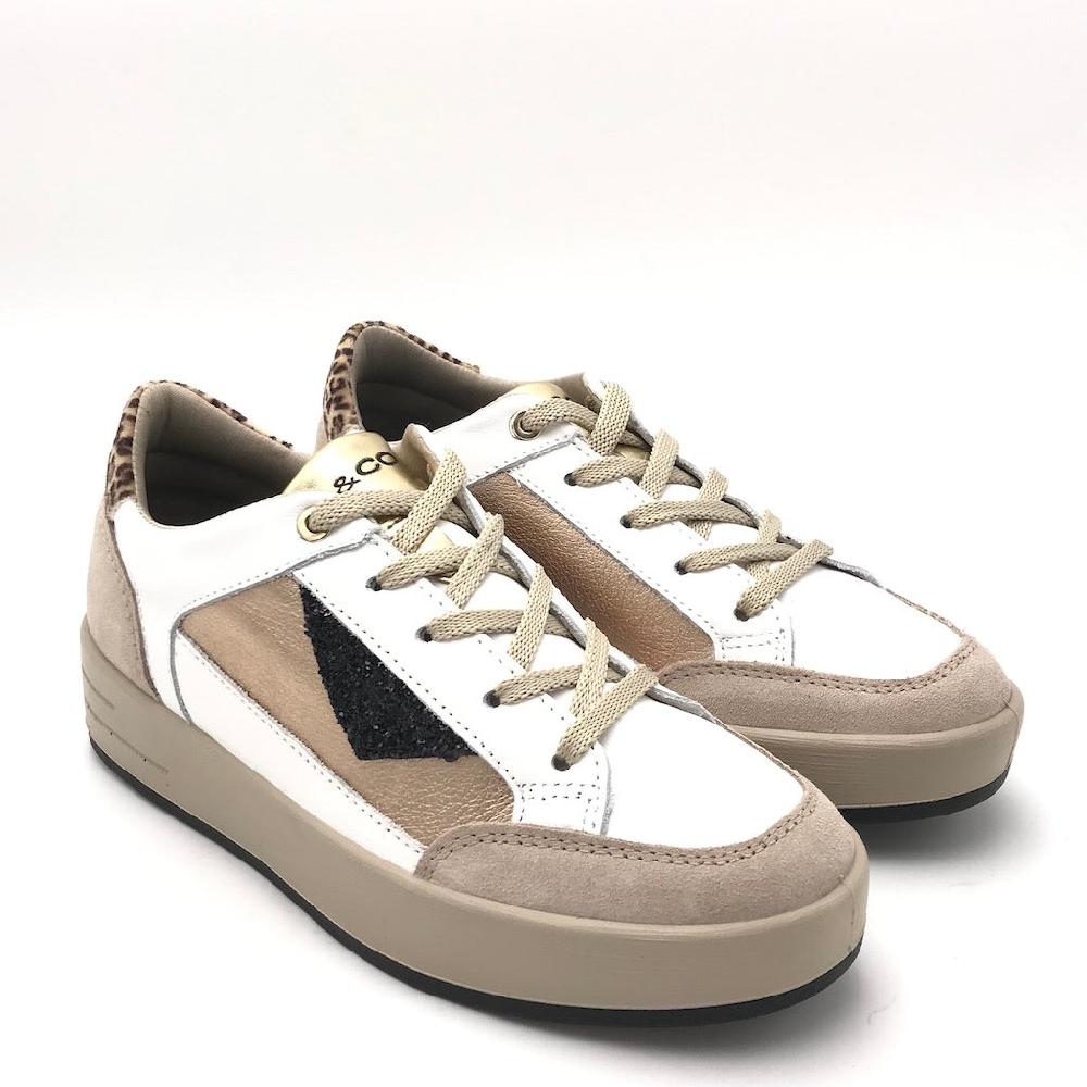Zulian Calzature Sneakers Alina bianco-beige Fino Al -60%