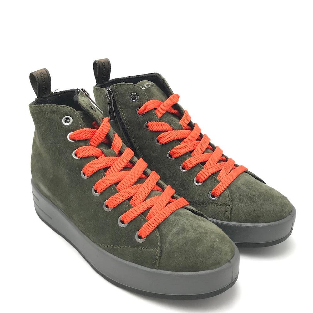 Zulian Calzature Sneakers Alina verde scuro Shopping Online