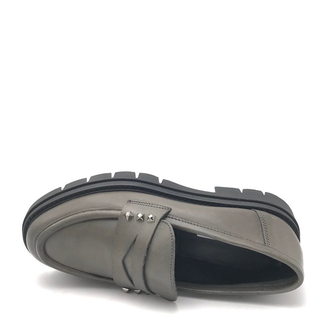 Zulian Calzature Mocassino Taylor color fumo Trasporto libero internazionale