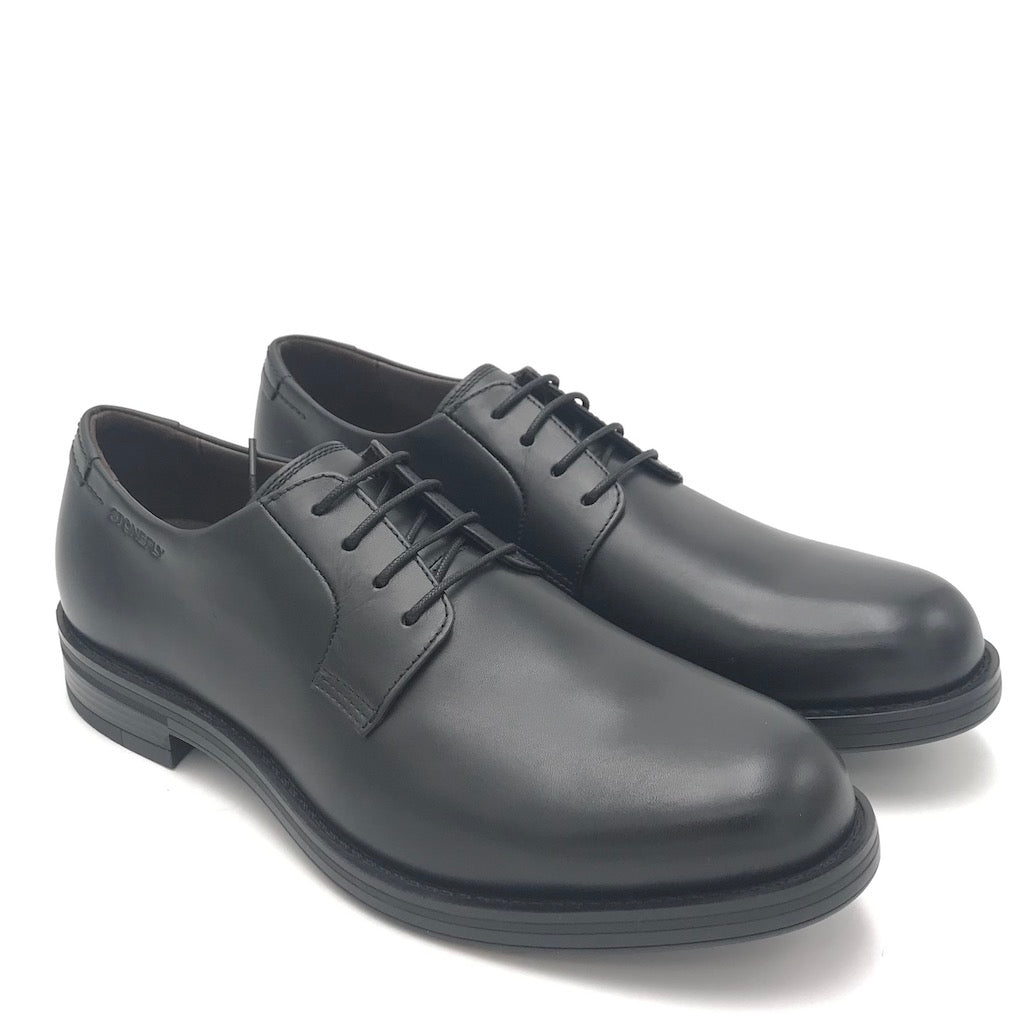 Zulian Calzature Scarpa Carnaby allacciata in nappa nera Novità