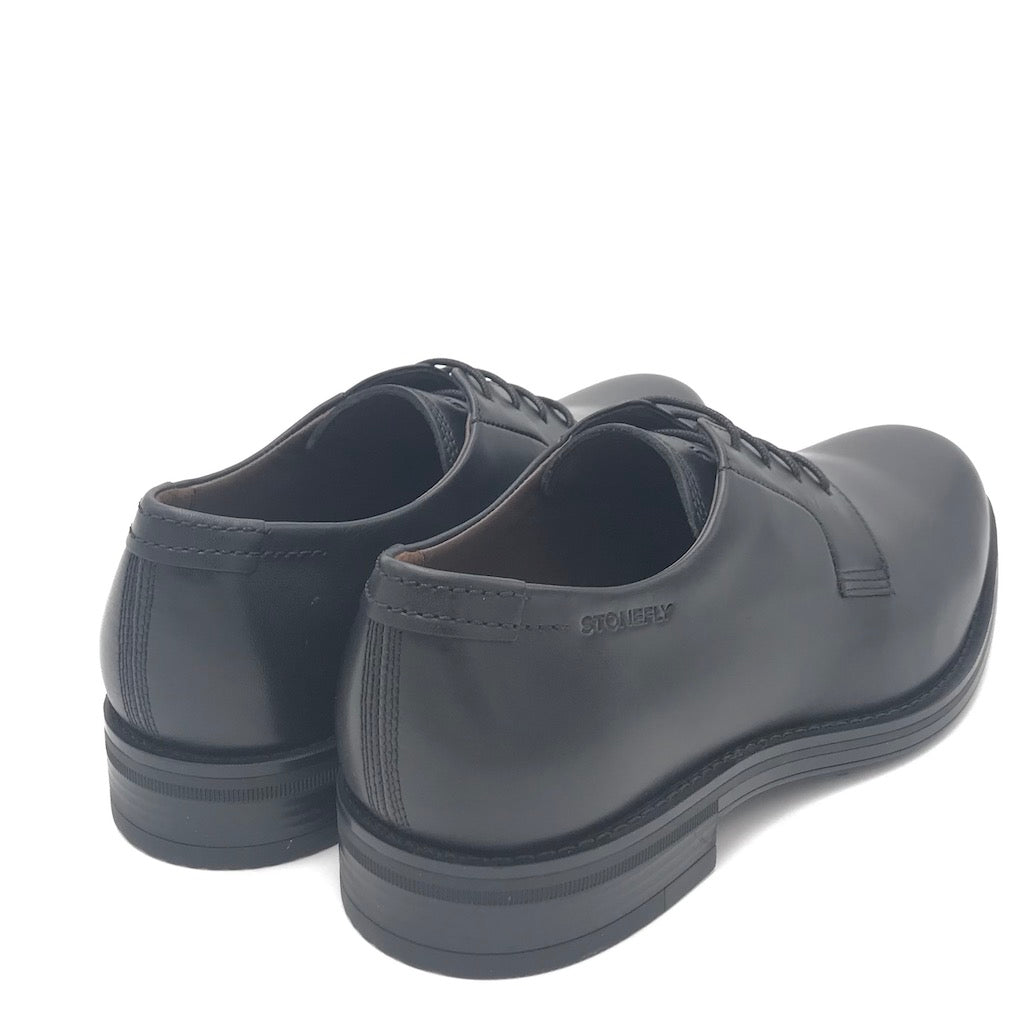 Zulian Calzature Scarpa Carnaby allacciata in nappa nera Novità