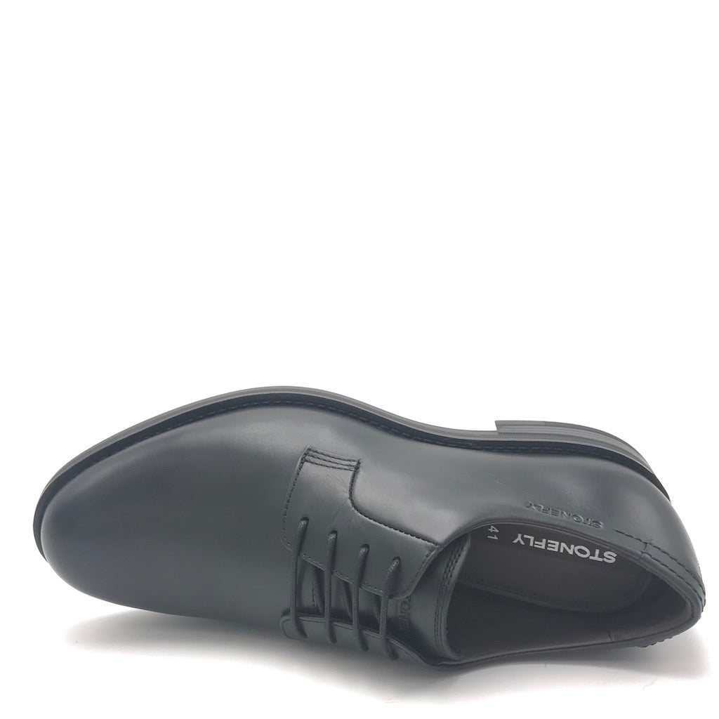 Zulian Calzature Scarpa Carnaby allacciata in nappa nera Novità