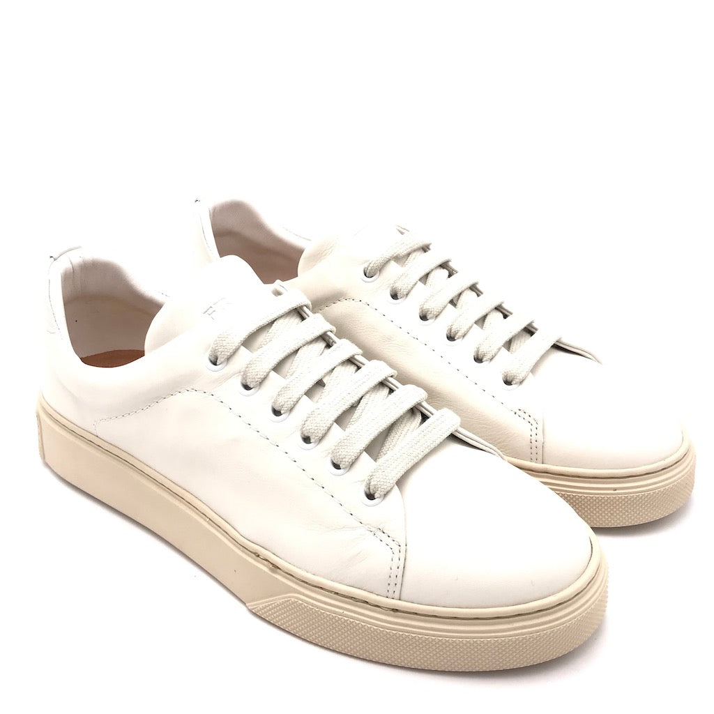 Zulian Calzature Sneakers in pelle burro Offerta